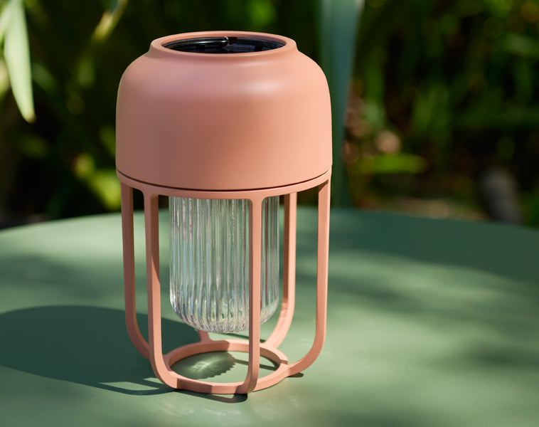 Light No. 1 Portable Outdoor Lamp by Houe, showing light no. 1 portable outdoor lamp in live shot.