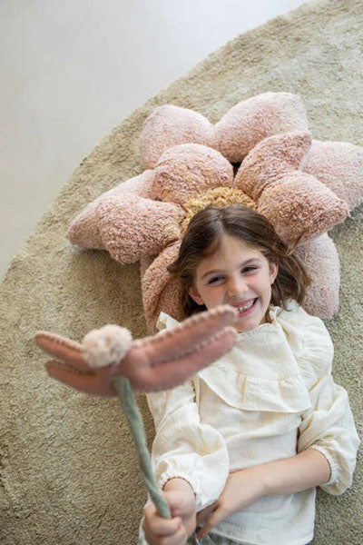 Lily Pond Washable Play Rug by Lorena Canals, showing lily pond washable play rug in live shot.