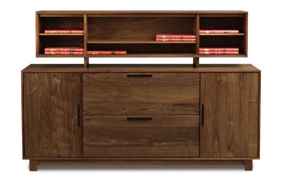 Linear Credenza by Copeland Furniture, showing front view of linear credenza.