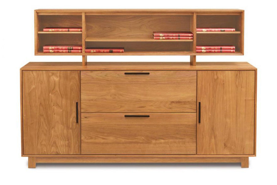 Linear Credenza by Copeland Furniture, showing front view of linear credenza.
