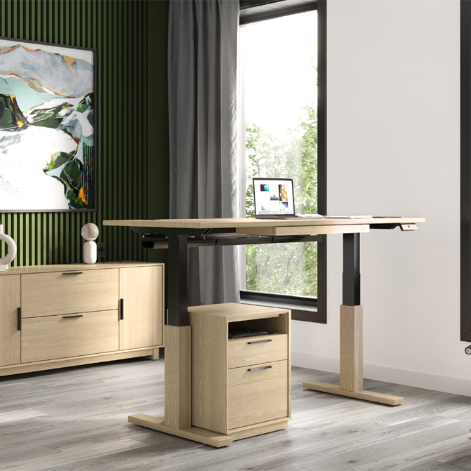 Linear Office File Storage by Copeland Furniture, showing linear office file storage in live shot.