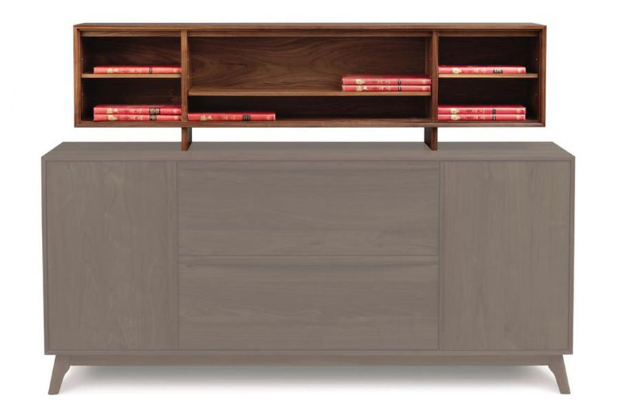 Linear Office Storage Organizer by Copeland Furniture, showing linear office storage organizer in live shot.