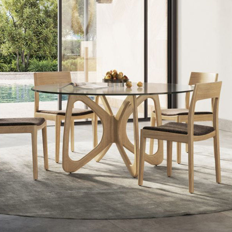 Lisse Dining Chair by Copeland Furniture, showing lisse dining chair in live shot.