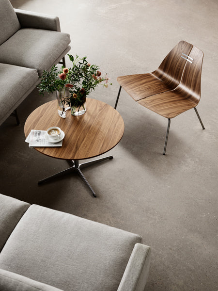 Lissoni Corner Sectional by Fritz Hansen, showing closeup view of lissoni corner sectional in live shot.