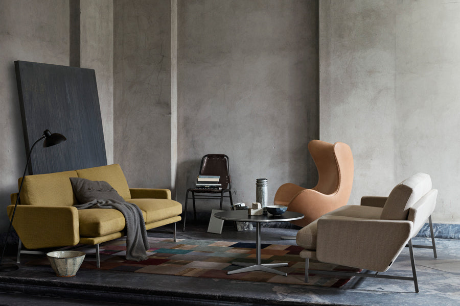Lissoni Lounge Chair by Fritz Hansen, showing lissoni lounge chair in live shot.