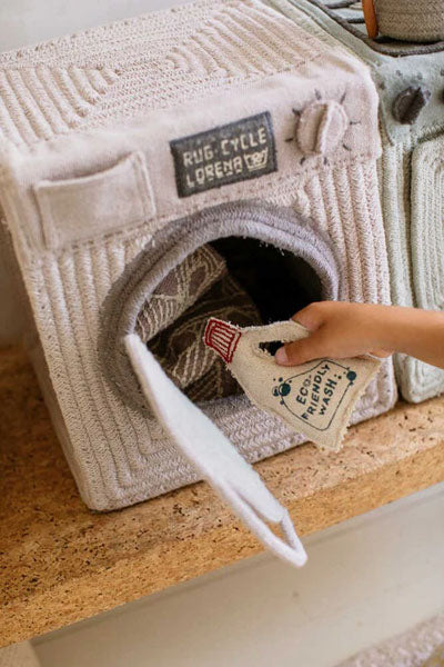 Little Chefs Basket by Lorena Canals, showing little chefs basket in live shot.