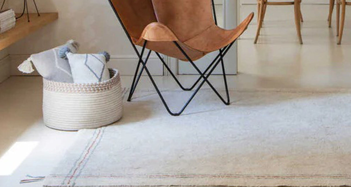 Little Chefs Cuisine Rug by Lorena Canals, showing little chefs cuisine in live shot.