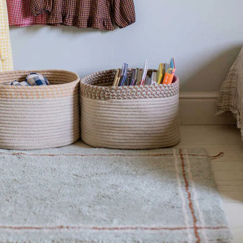 Little Chefs Cuisine Rug by Lorena Canals, showing little chefs cuisine in live shot.