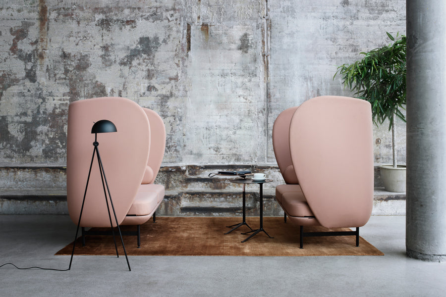 Little Friend Side Table by Fritz Hansen, showing little friend side tables in live shot.