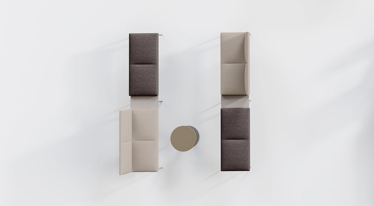 Loft Modular Configuration 8 by B&T, showing two loft modular configuration 8 in live shot.