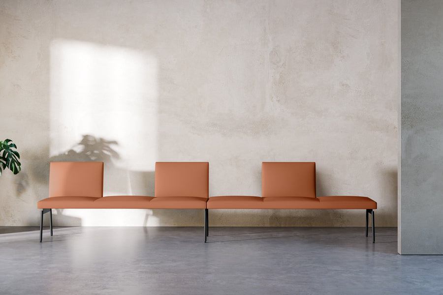Loft Modular Seating System Pieces by B&T, showing loft modular seating system pieces in live shot.