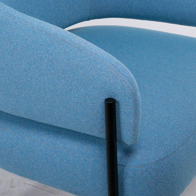 Lorenzo Bar Stool by Kollektiff, showing closeup view of lorenzo bar stool in studio shot.