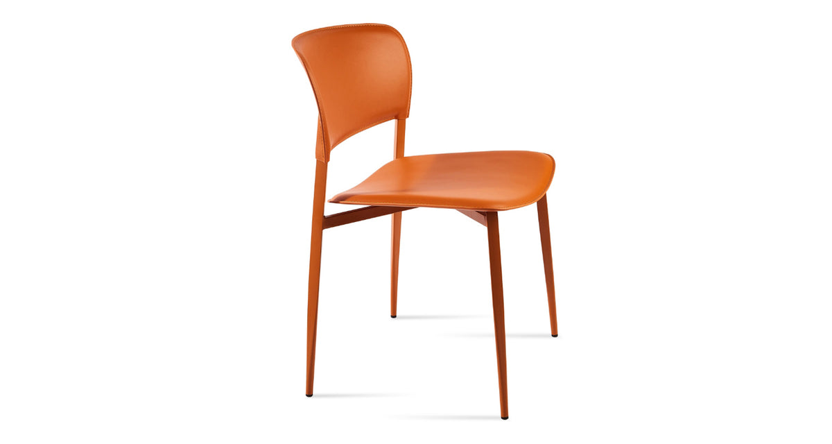 Lotus Dining Chair by SohoConcept, showing side view of lotus dining chair.