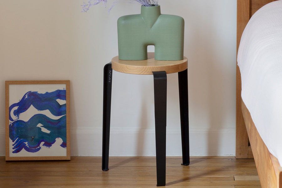 Lou Stool by TipToe, showing lou stool in live shot.