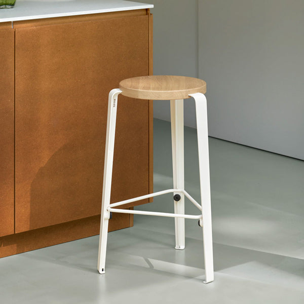 Lou Triangle Bar Stool by TipToe, showing lou triangle bar stool in live shot.