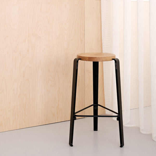Lou Triangle Bar Stool by TipToe, showing lou triangle bar stool in live shot.