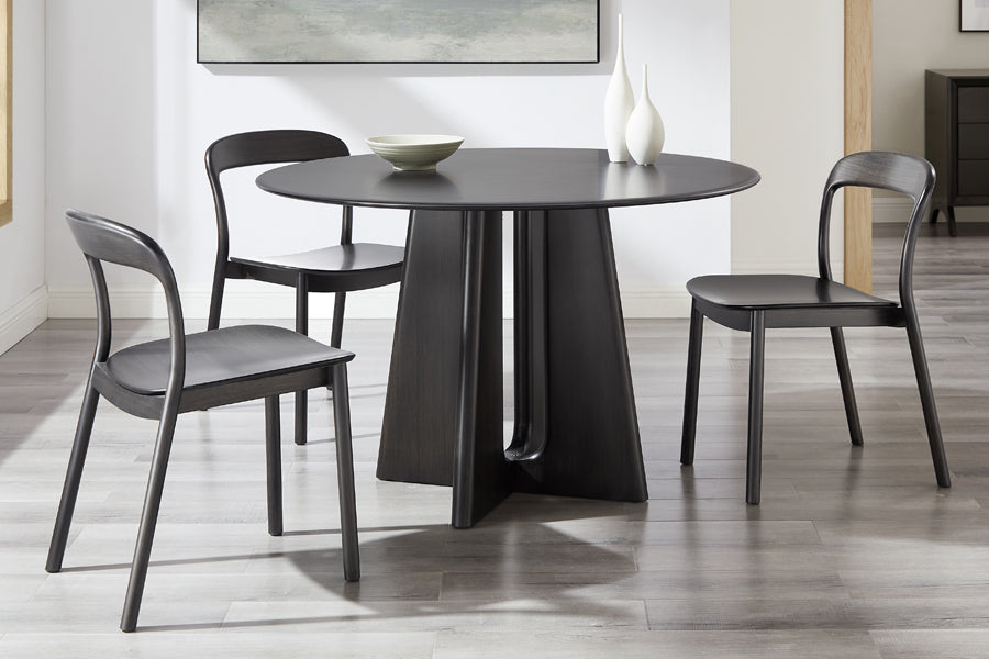 Luna Round Table by Greenington, showing luna round table in live shot.