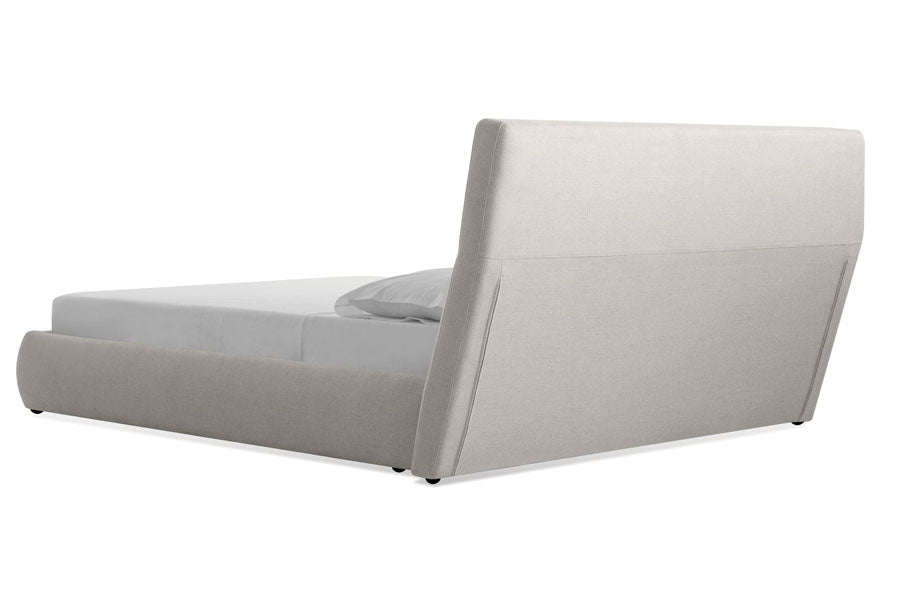 Lunar Storage Bed by Mobital, showing side view of lunar storage bed.