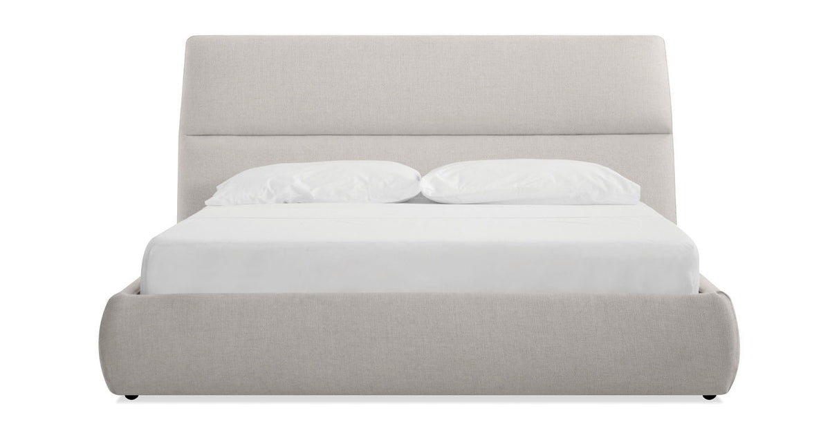 Lunar Storage Bed by Mobital, showing front view of lunar storage bed.