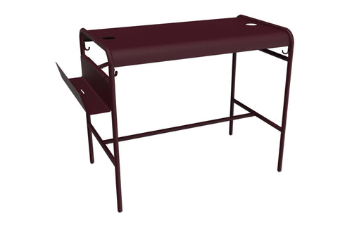 Luxembourg Work High Table by Fermob - Black Cherry