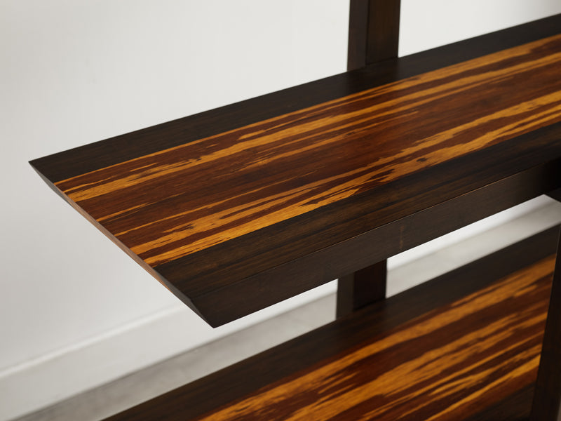 Magnolia Shelf by Greenington, showing closeup view of magnolia shelf in live shot.