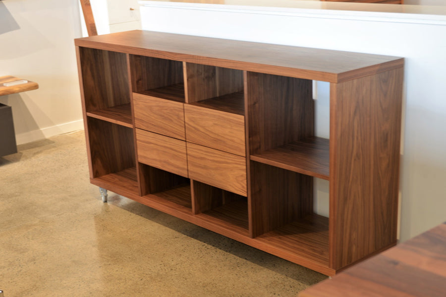 Malta Bookcase by SohoConcept, showing malta bookcase in live shot.