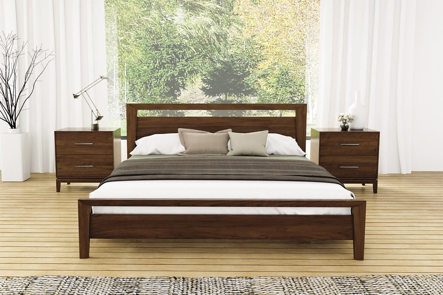 Mansfield Nightstand by Copeland -Furniture, showing mansfield nightstands in live shot.