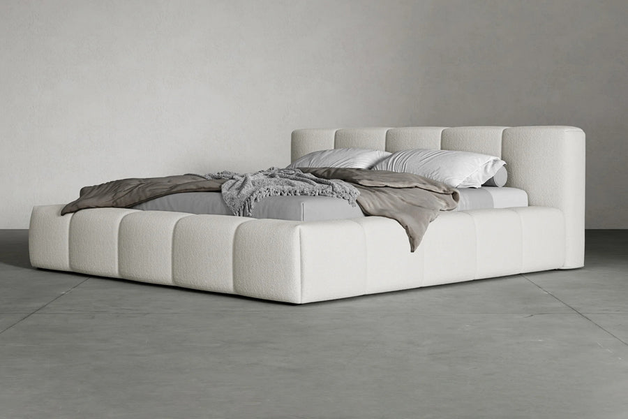 Maren Bed by Viesso, showing maren bed in live shot.