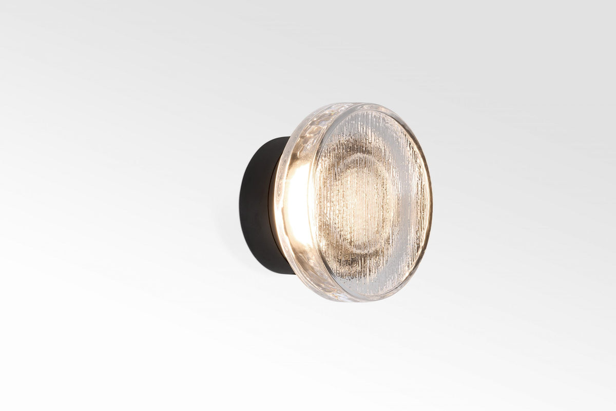 Roc Plus IP65 Wall/Ceiling Light by Marset, showing closeup view of the lamp.