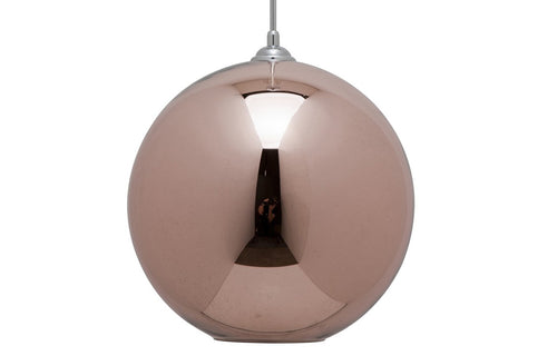 Marshall Pendant by Nuevo - Copper Glass Shade