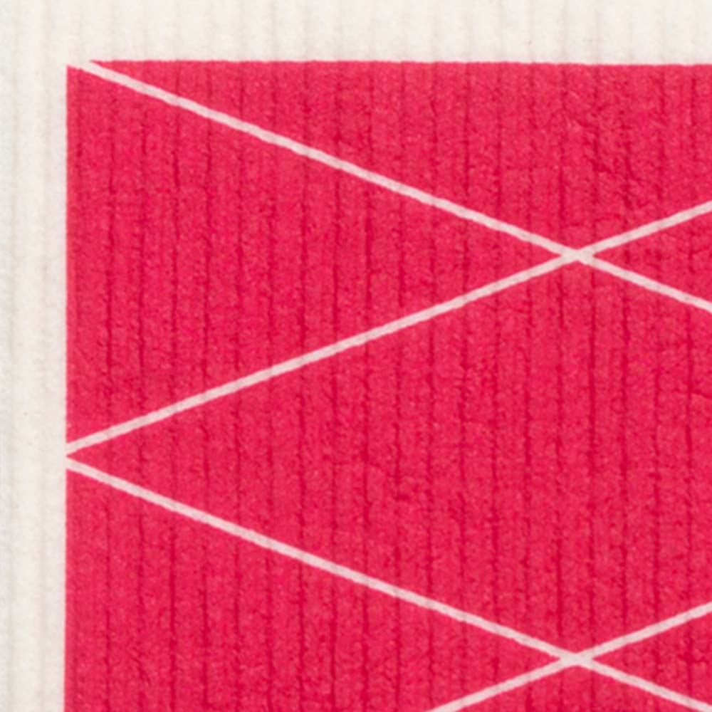 Max Dish Cloth by Pappelina, showing closeup view of max cherry dish cloth.