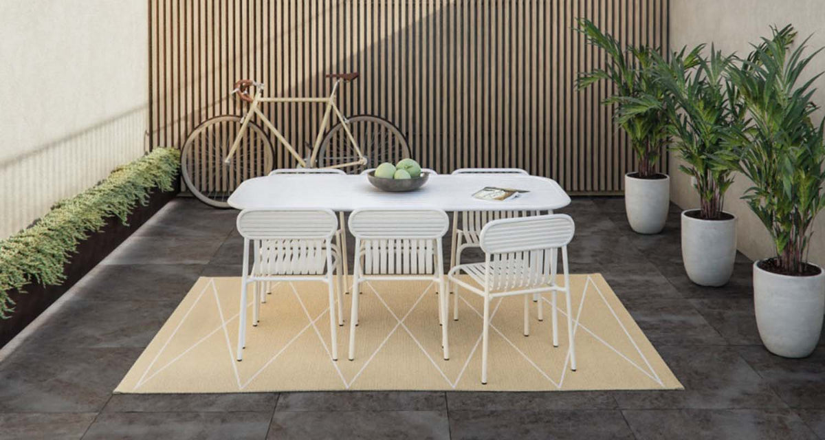 Max Sand & Vanilla Runner Rug by Pappelina, showing max sand & vanilla runner rug in live shot.