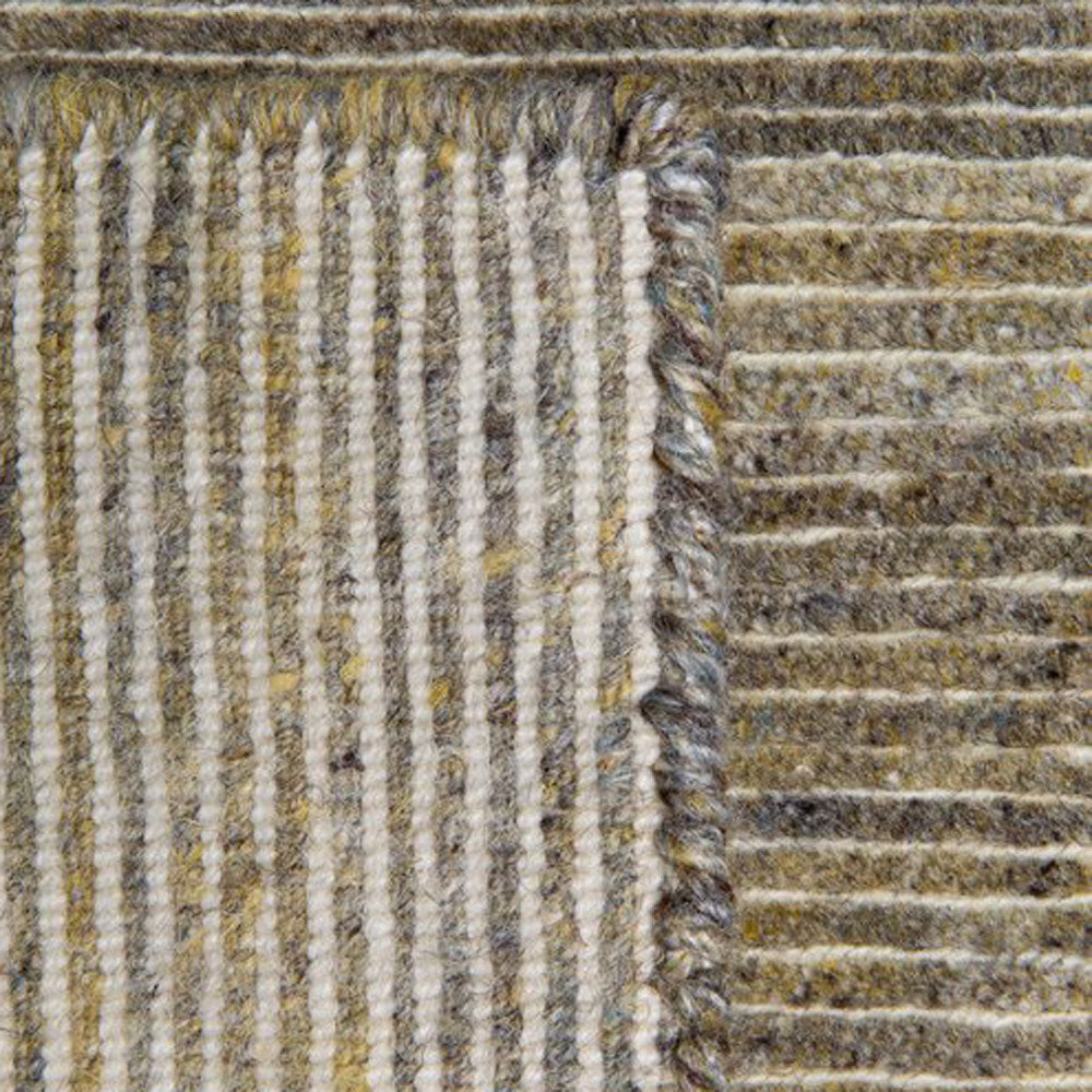 Meadow 271.001.100 Hand Knotted Rug by Ligne Pure, showing closeup view of meadow 271.001.100 hand knotted rug.