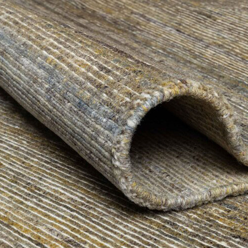 Meadow 271.001.100 Hand Knotted Rug by Ligne Pure, showing closeup view of meadow 271.001.100 hand knotted rug.