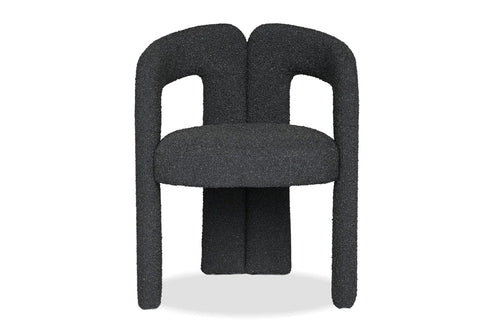 Melrose Dining Chair by Mobital, showing front view of melrose dining chair.