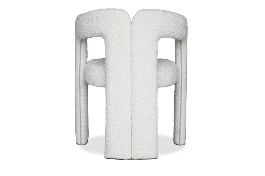 Melrose Dining Chair by Mobital, showing back view of melrose dining chair.