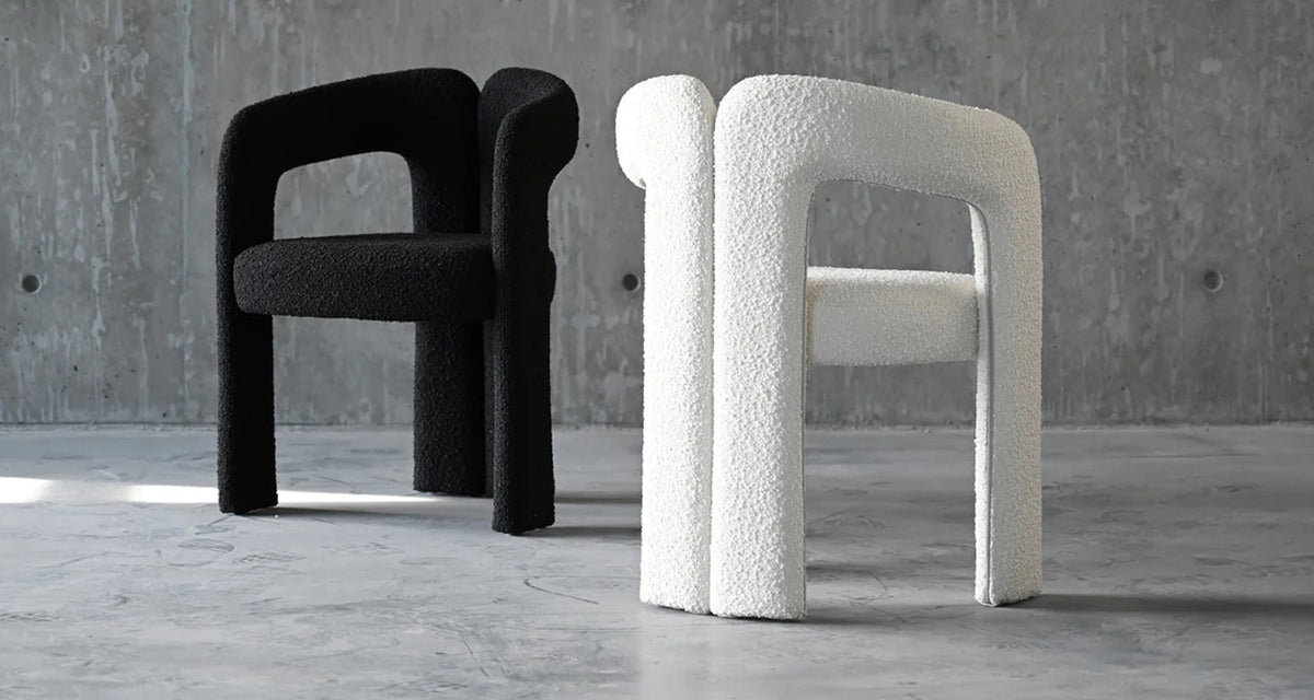 Melrose Dining Chair by Mobital, showing melrose dining chair in live shot.