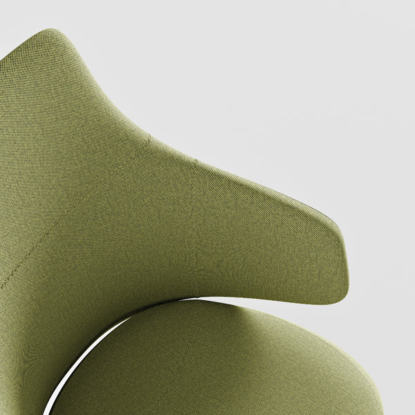 Mentor Premium Office Chair by B&T, showing closeup view of mentor premium office chair in live shot.