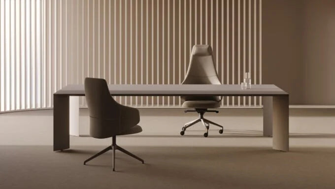 Mentor Premium Swivel Chair by B&T, showing mentor premium swivel chair in live shot.