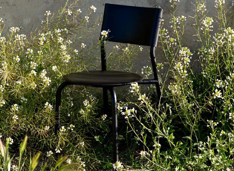Midi Outdoor Dining Side Chair by TipToe, showing midi outdoor dining side chair in live shot.