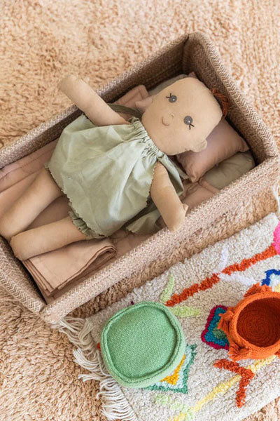 Mini Lorena Doll Set by Lorena Canals, showing mini lorena doll set in live shot.