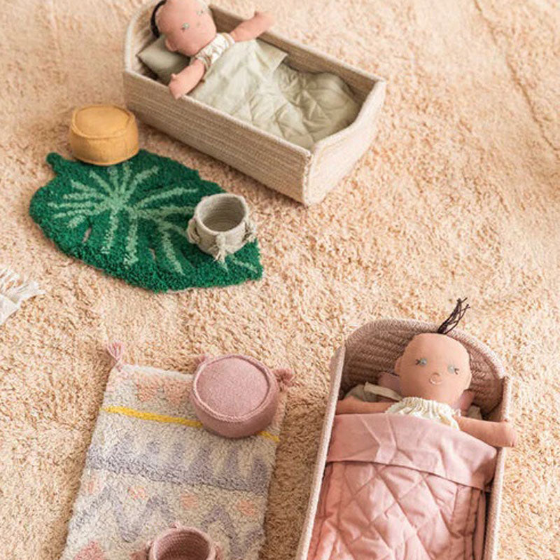 Mini Lorena Doll Set by Lorena Canals, showing mini lorena doll set in live shot.