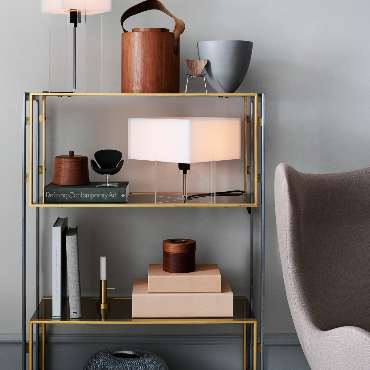 Miniature Accessory by Fritz Hansen, showing miniature accessories in live shot.