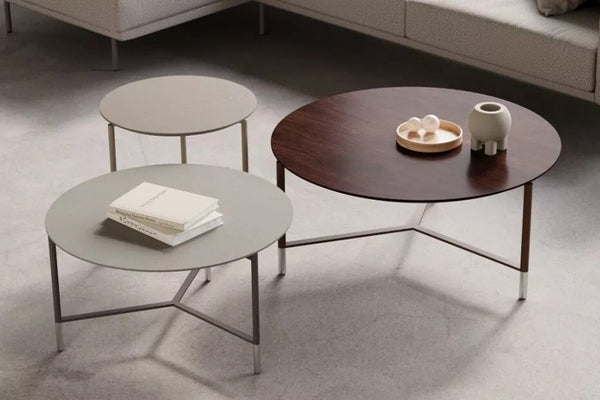 Modest Coffee Table by B&T, showing modest coffee tables in live shot.