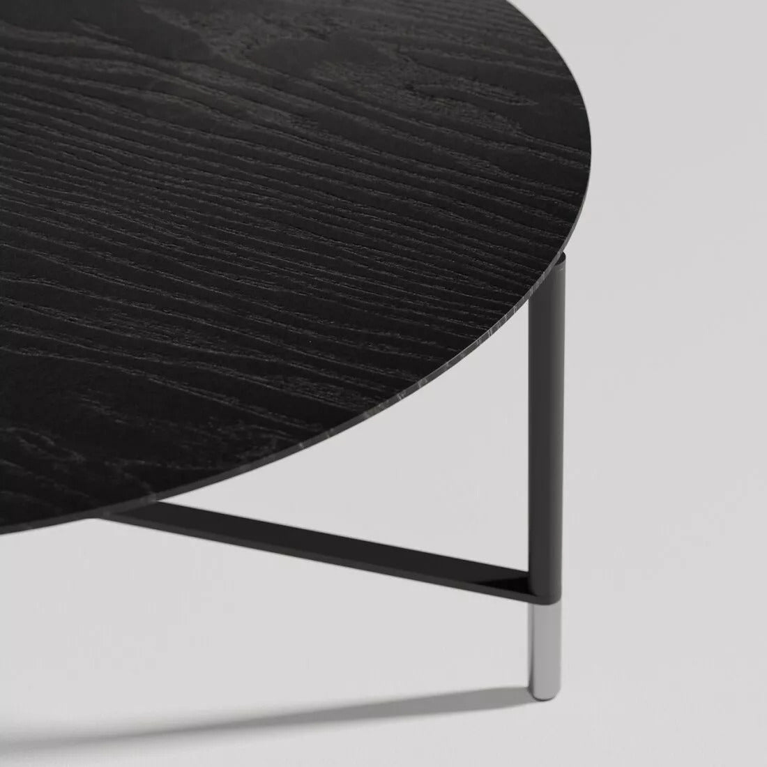 Modest Coffee Table by B&T, showing closeup view of modest coffee table in live shot.