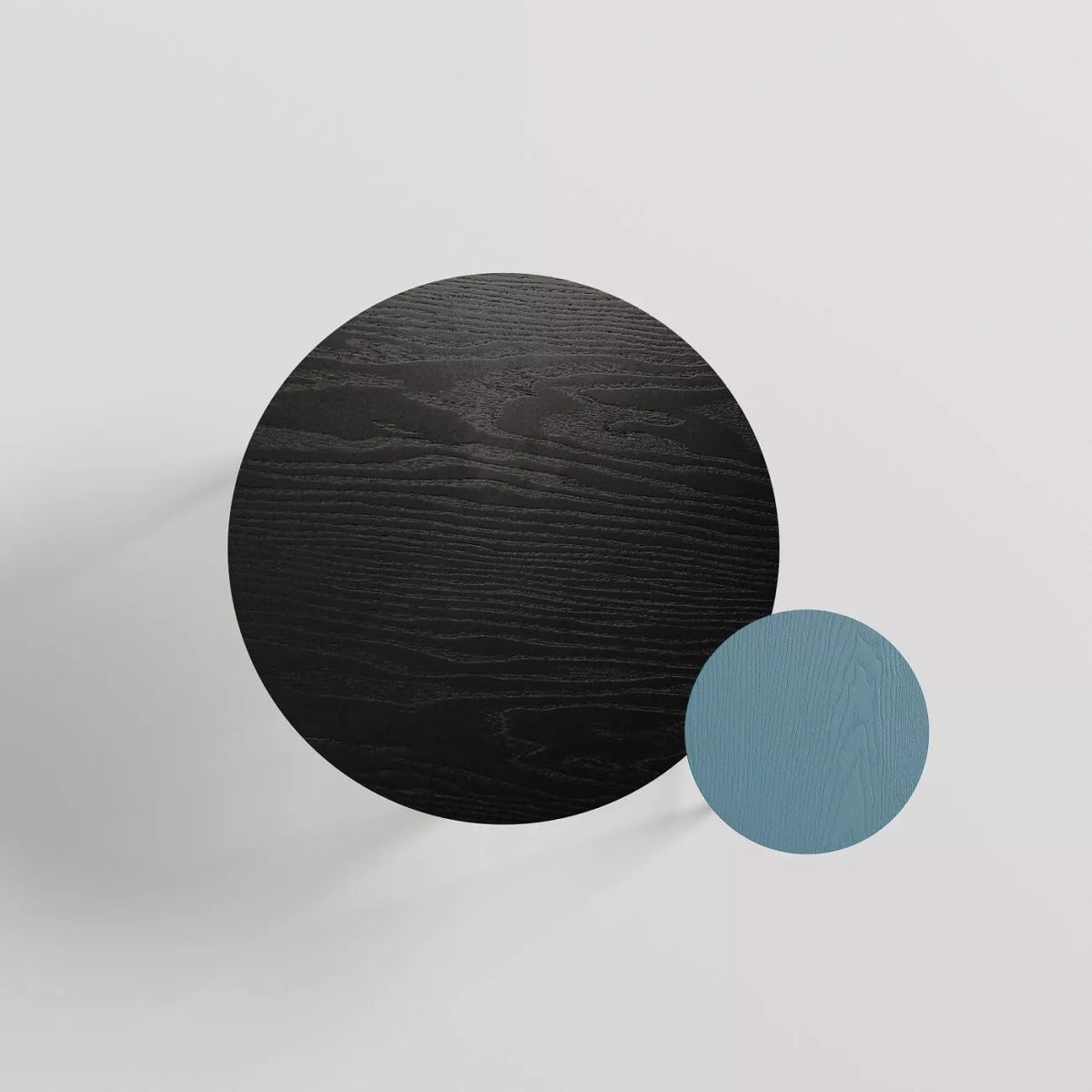 Modest Side Table by B&T, showing modest side table in live shot.