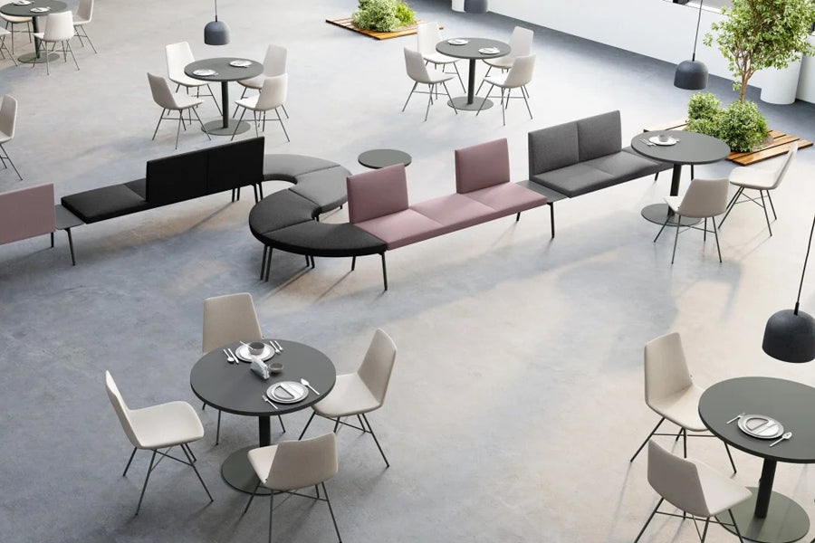 Loft Modular Side/Middle Table by B&T, showing loft modular side/middle tables in live shot.