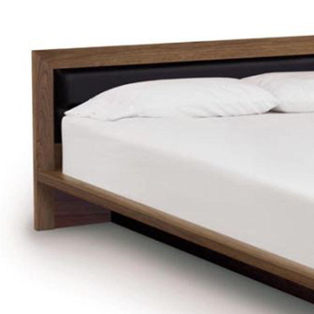 Moduluxe 29" H Bed With Upholstered Headboard - King by Copeland Furniture, showing closeup view of moduluxe 29" h bed with upholstered headboard - king.
