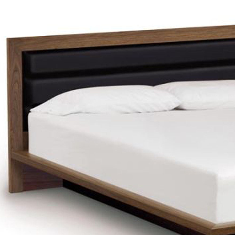 Moduluxe 29" H Bed With Upholstered Headboard - Queen by Copeland Furniture, showing closeup view of moduluxe 29" h bed with upholstered headboard - queen.