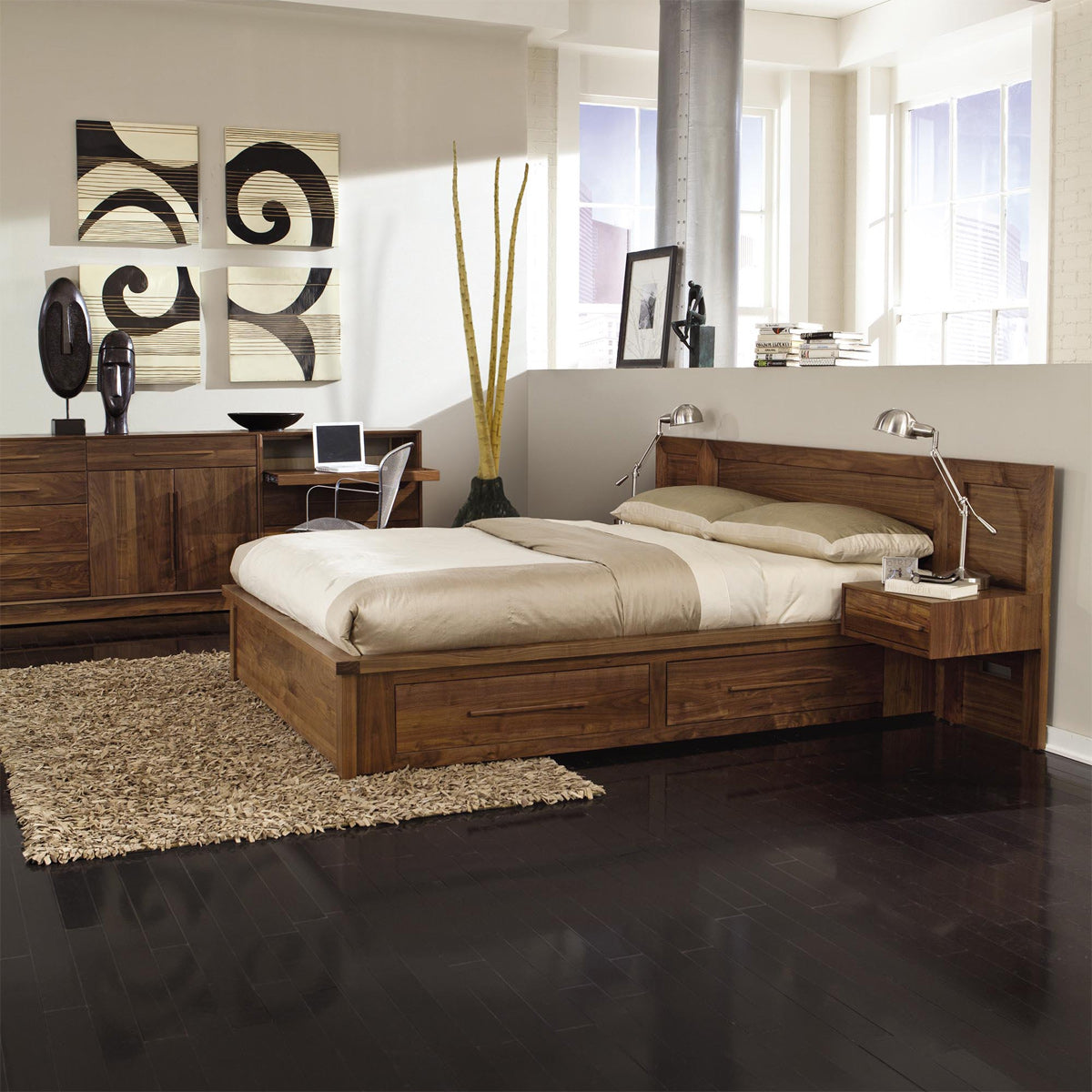 Moduluxe Dresser by Copeland Furniture, showing moduluxe dresser in live shot.